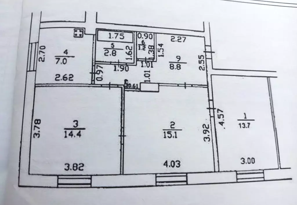 2-к кв. Башкортостан, Уфа Первомайская ул., 29 (47.0 м) - Фото 1