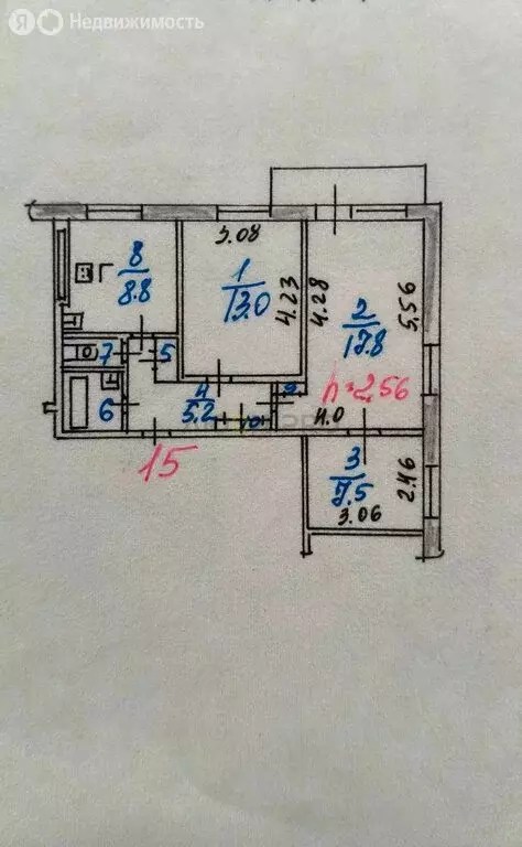 3-комнатная квартира: Ярославль, улица Громова, 56к2 (57.1 м) - Фото 1