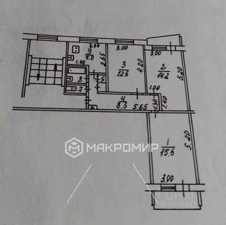 3-к кв. Орловская область, Мценск ул. Машиностроителей, 10 (61.8 м) - Фото 0