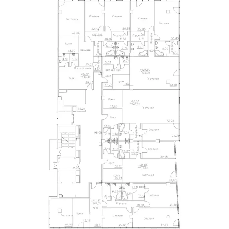 2-к кв. Воронежская область, Воронеж ул. Куколкина, 18 (115.2 м) - Фото 1