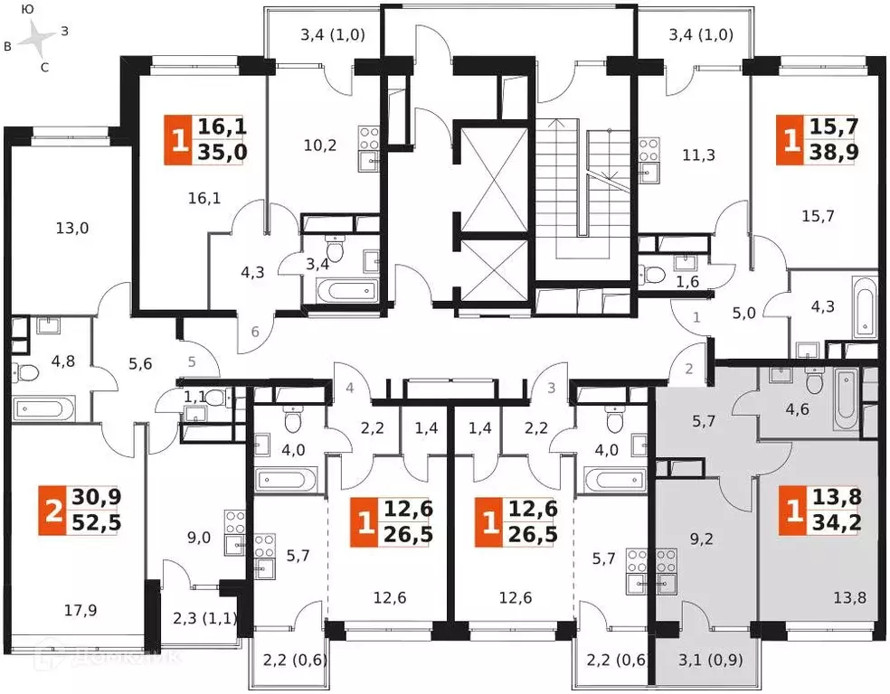 Продаётся 1-к квартира, 34.2 м - Фото 0