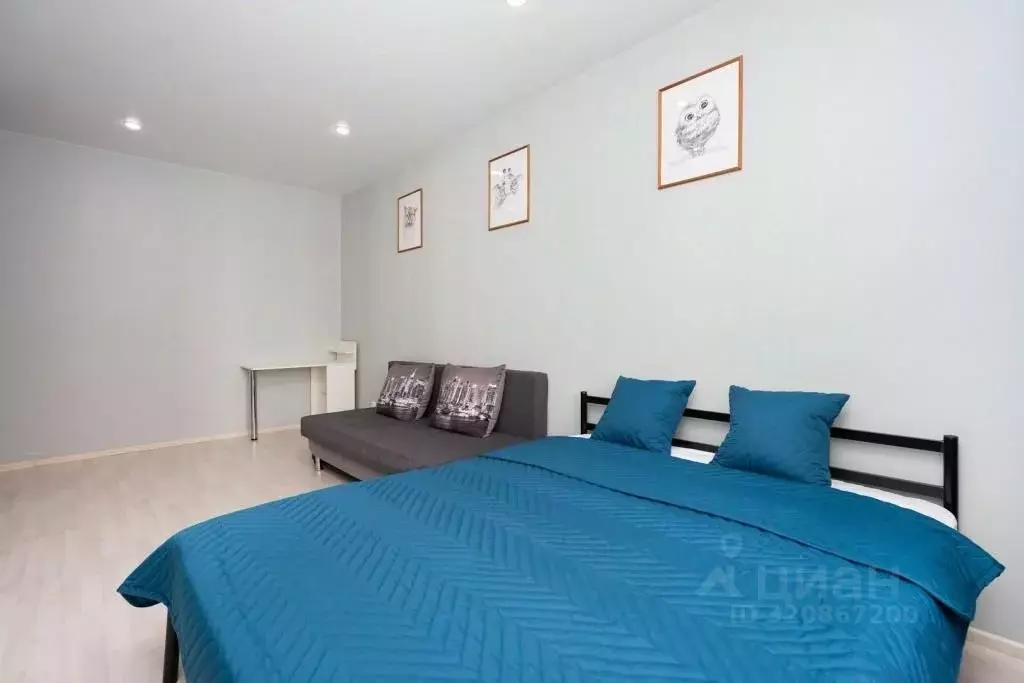 1-к кв. Татарстан, Казань ул. Аметьевская магистраль, 18к3 (45.0 м) - Фото 1