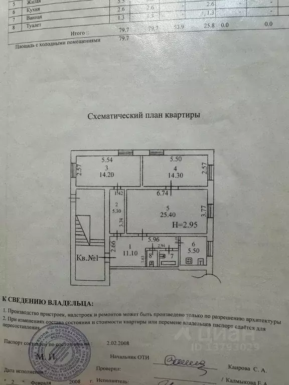 3-к кв. Кабардино-Балкария, Нальчик ул. Бехтерева (79.7 м) - Фото 1