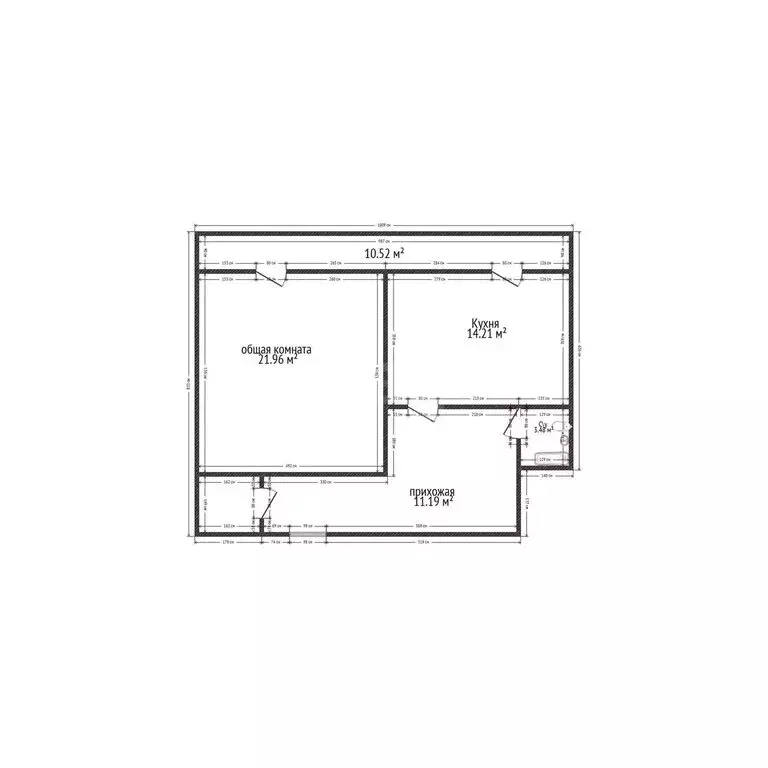 1-комнатная квартира: Махачкала, проспект Насрутдинова, 57 (65 м) - Фото 1