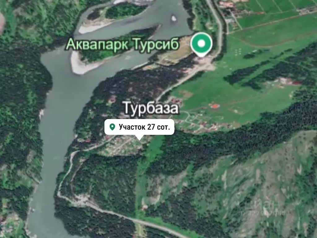 Участок в Алтай, Чемальский район, с. Турбаза Катунь Сосновая ул. ... - Фото 2