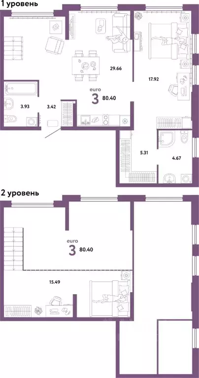 3-к кв. Свердловская область, Екатеринбург ул. Шефская, 22А (80.4 м) - Фото 1