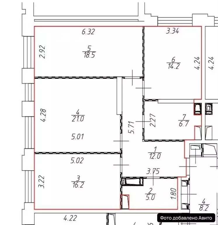 3-к кв. Москва Донецкая ул., 34к3 (94.0 м) - Фото 2
