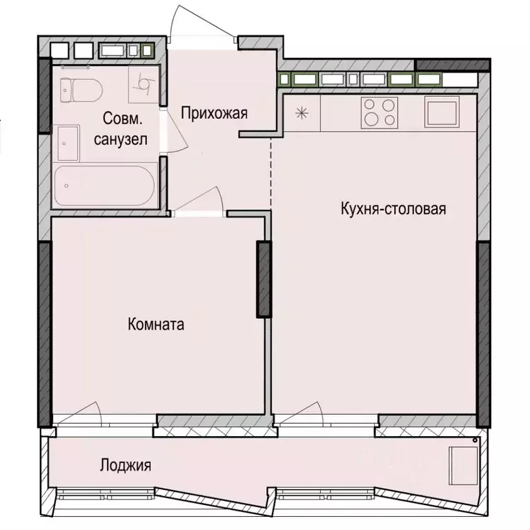 1-к кв. Татарстан, Казань Седьмое Небо жилрайон, Унай жилой комплекс ... - Фото 0