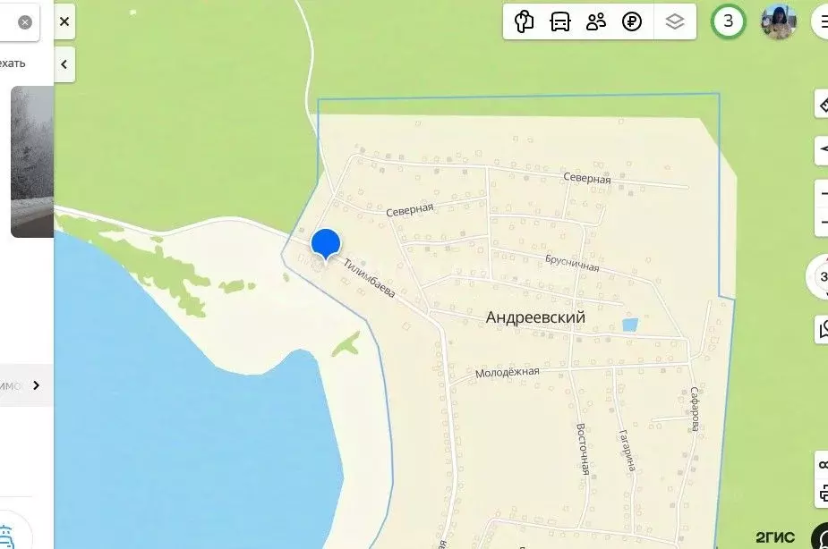 Участок в Тюменская область, Тюменский район, пос. Андреевский ул. ... - Фото 2