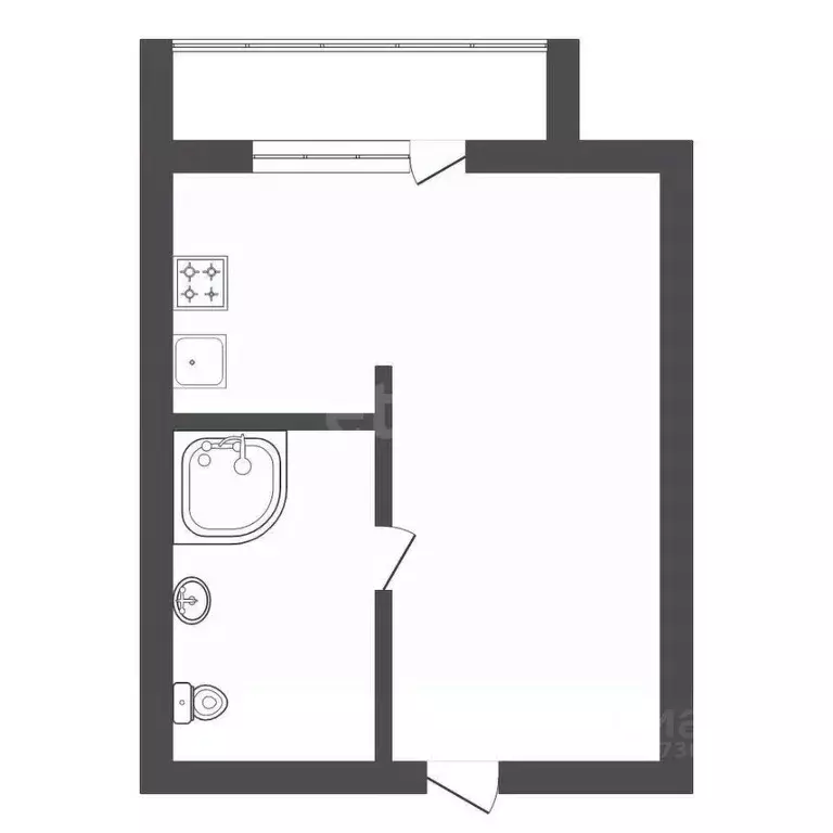 Студия Амурская область, Благовещенск Северная ул., 36/2 (30.0 м) - Фото 2