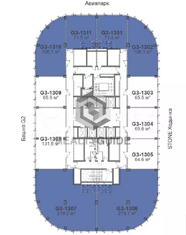 219 м2 Бизнес-центр  Stone Ходынка G-3  A - Фото 0