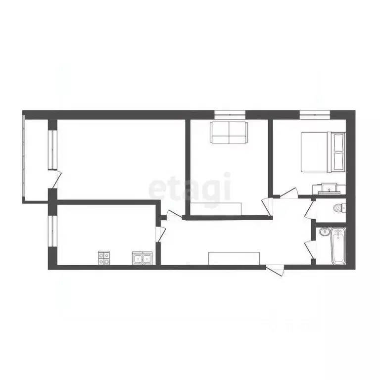 3-к кв. Костромская область, Волгореченск ул. Имени 50-летия ... - Фото 2