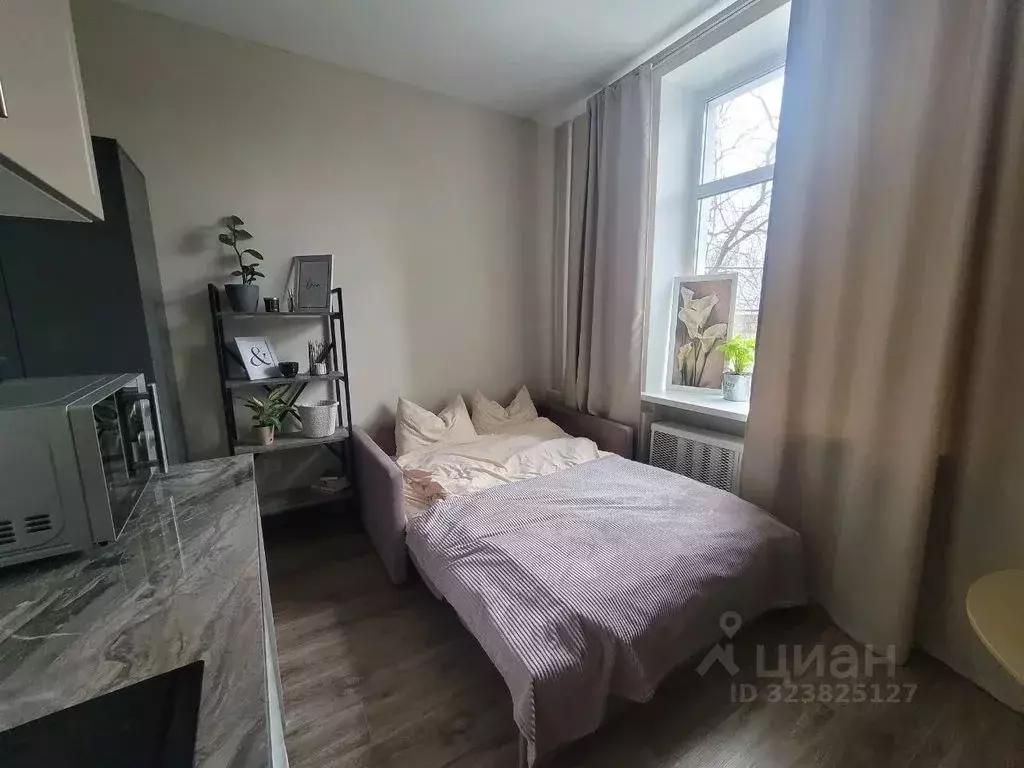 Студия Москва ул. Нижняя Сыромятническая, 5с3А (17.0 м) - Фото 1