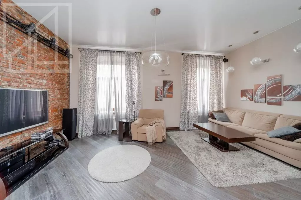 4-к кв. Москва пер. Сверчков, 10 (130.0 м) - Фото 1