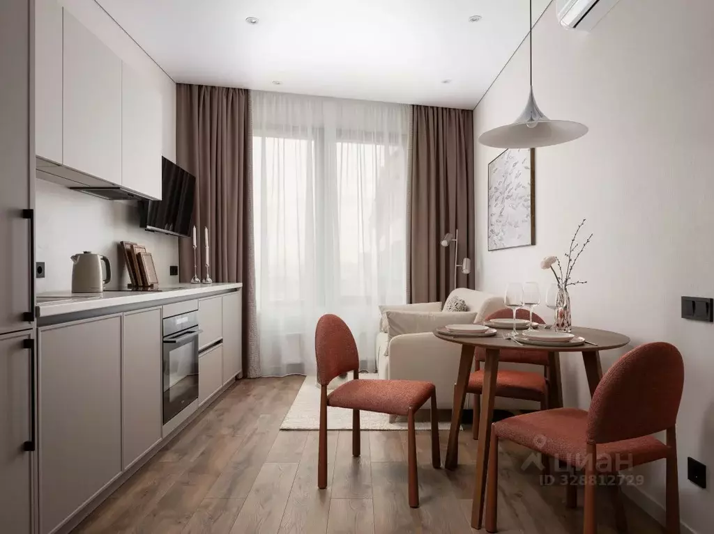 1-к кв. Москва Нагатинская наб., 10А (33.6 м) - Фото 2