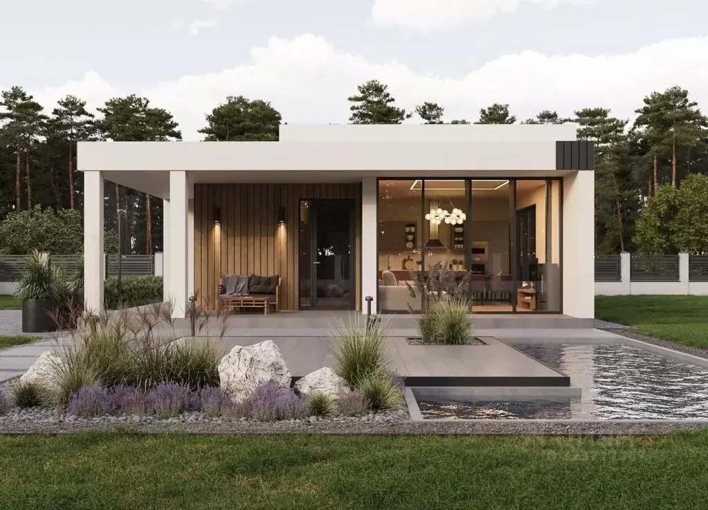 Коттедж в Ленинградская область, Выборгский район, Первомайское с/пос, ... - Фото 1