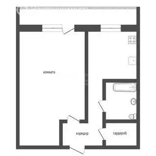 1-комнатная квартира: Липецк, улица 8 Марта, 24/4 (34.4 м) - Фото 1