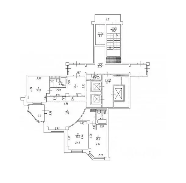 3-к кв. Санкт-Петербург Яхтенная ул., 1к1 (104.7 м) - Фото 1