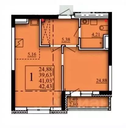 1-к кв. Башкортостан, Уфа Затон-Восточный жилрайон, Паруса жилой ... - Фото 1