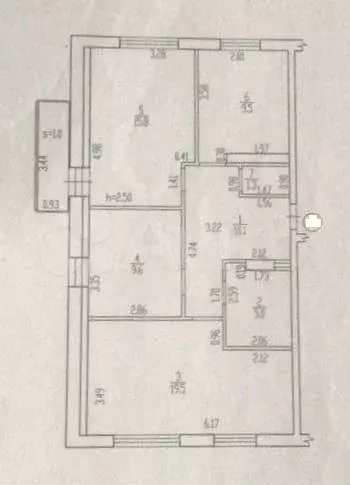 3-к. квартира, 71 м, 5/6 эт. - Фото 0