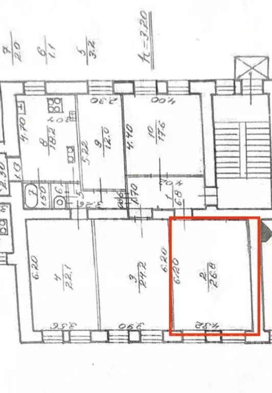 Комната Санкт-Петербург Кирочная ул., 12 (26.8 м) - Фото 2