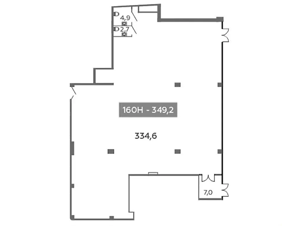 Склад в Санкт-Петербург бул. Головнина, 4 (1024 м) - Фото 2