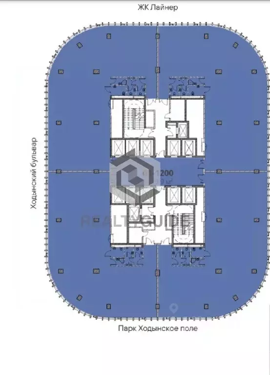 Офис в Москва Ходынский бул., 20А/2 (1440 м) - Фото 1