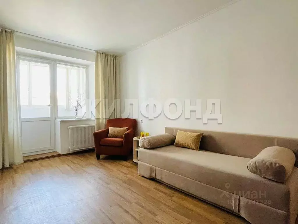 1-к кв. Новосибирская область, Новосибирск Ленинградская ул., 101/2 ... - Фото 0