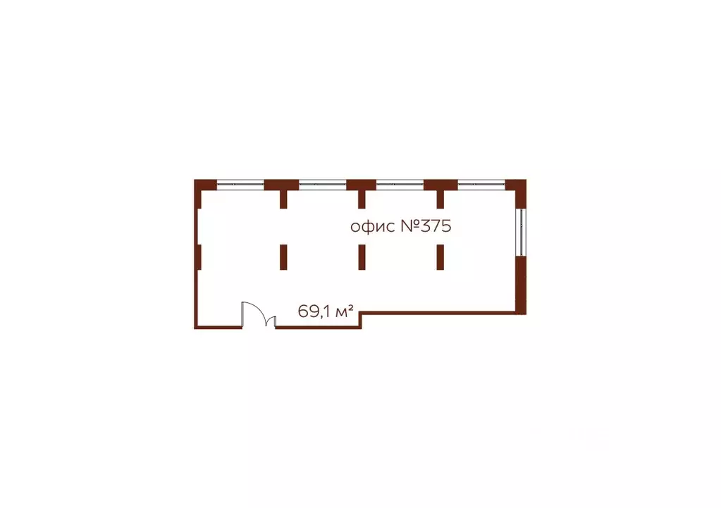 Офис в Кемеровская область, Кемерово ул. Терешковой, 39 (59 м) - Фото 0