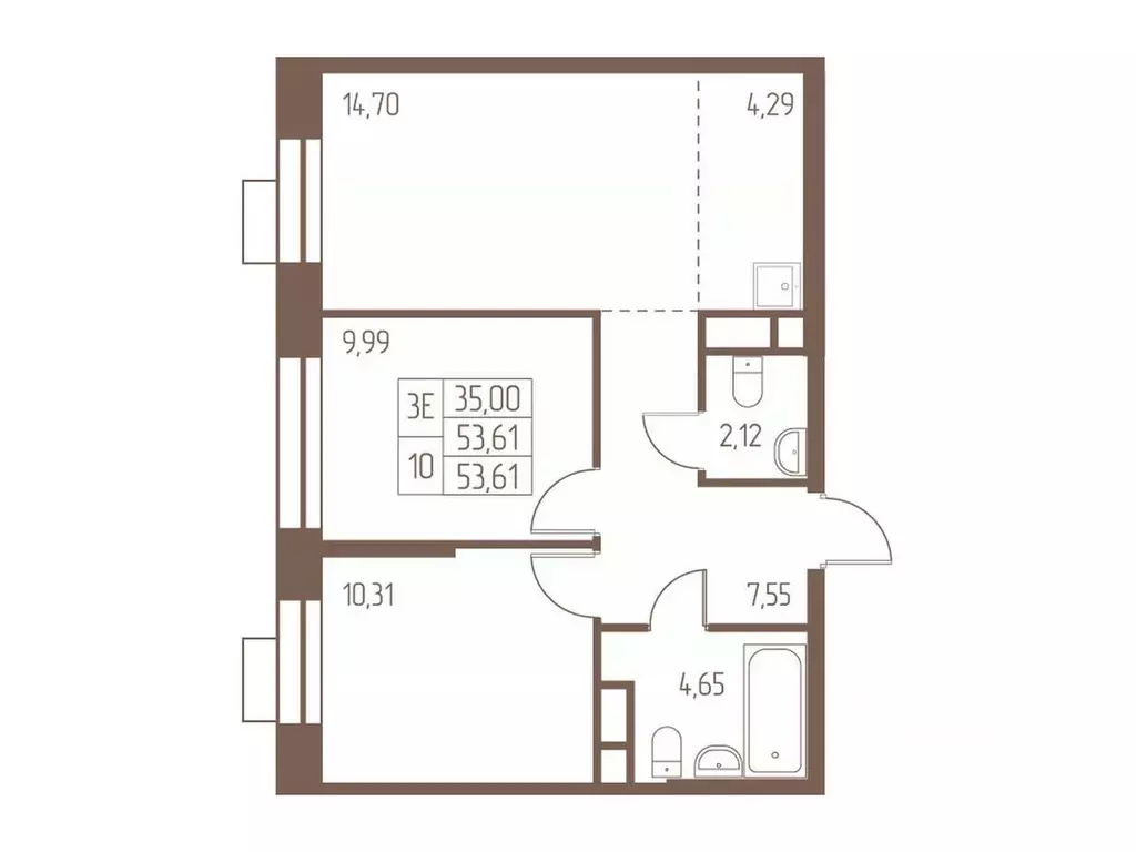 3-к кв. Московская область, Ивантеевка Пушкинский городской округ, ... - Фото 1