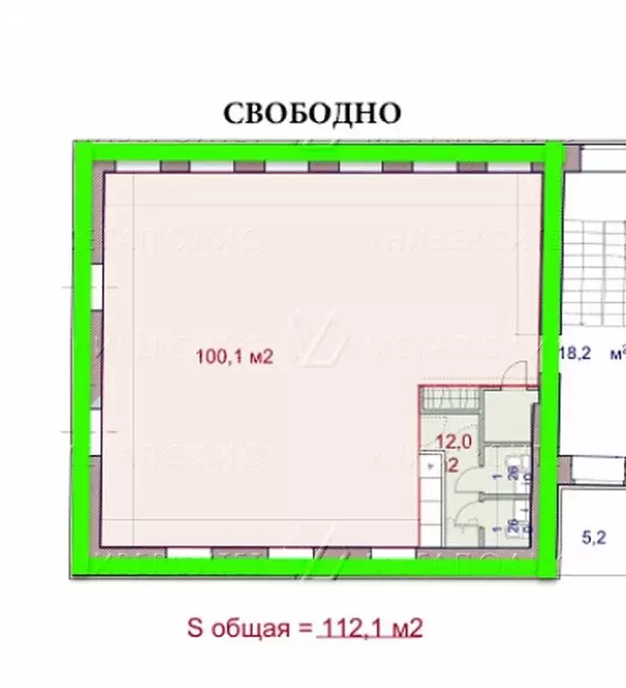 Офис (215 м) - Фото 1