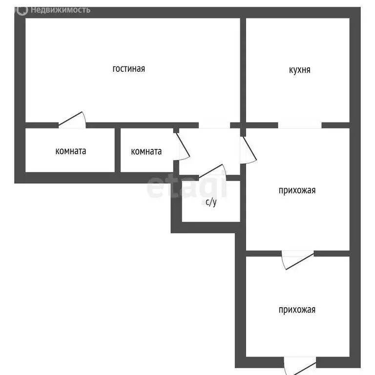 3-комнатная квартира: Троицк, улица имени К.А. Тимирязева, 59 (51.6 м) - Фото 1