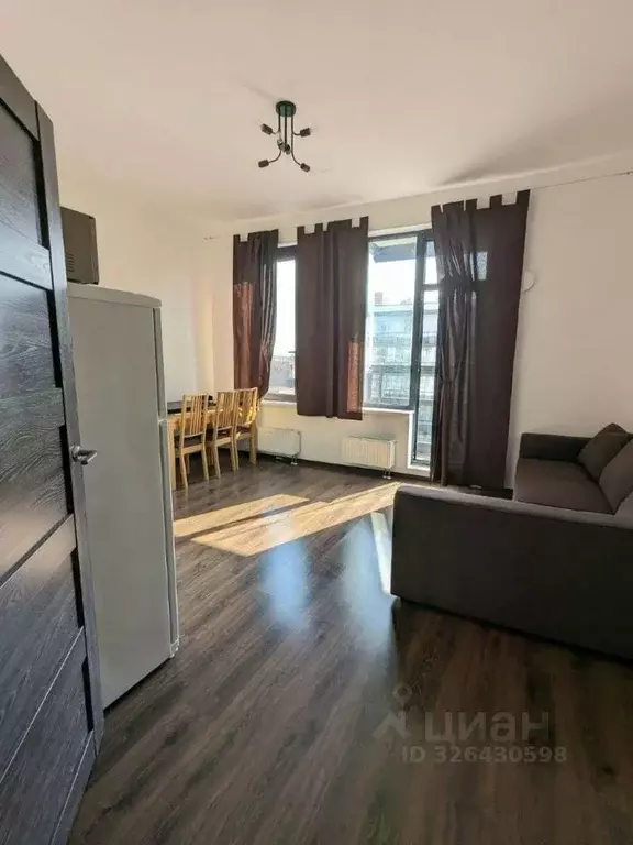 Студия Санкт-Петербург ул. Александра Матросова, 3 (27.6 м) - Фото 1