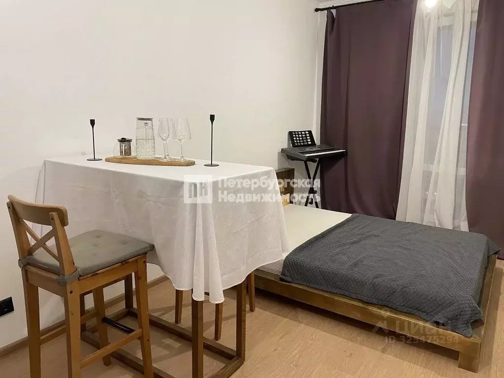 Студия Санкт-Петербург Комендантский просп., 64к1 (25.0 м) - Фото 1