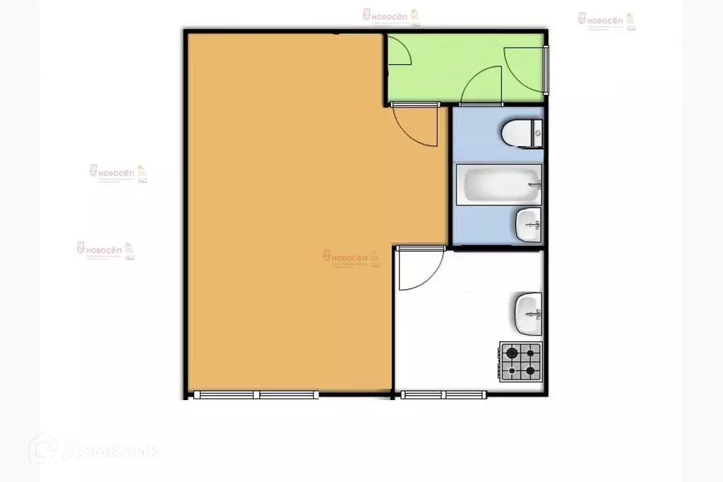 Продаётся 1-к квартира, 31 м - Фото 1