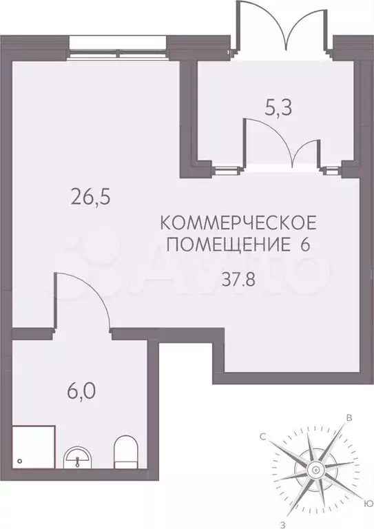 Погода Теплые кварталы, помещение № 6 - Фото 0