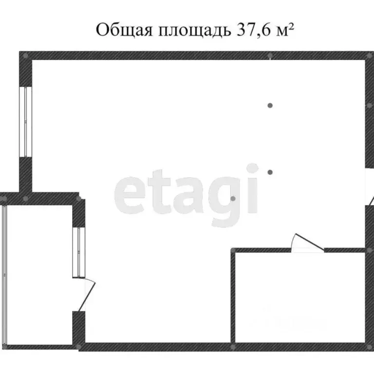 1-к кв. Ростовская область, Ростов-на-Дону ул. Берберовская, 24 (37.0 ... - Фото 1