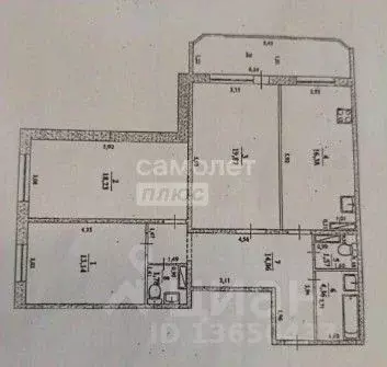 3-к кв. Ульяновская область, Ульяновск ул. Кролюницкого, 3к1 (89.4 м) - Фото 2