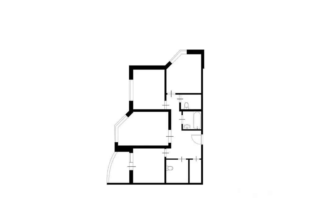 3-к кв. Москва ул. Обручева, 15к1 (76.0 м) - Фото 2
