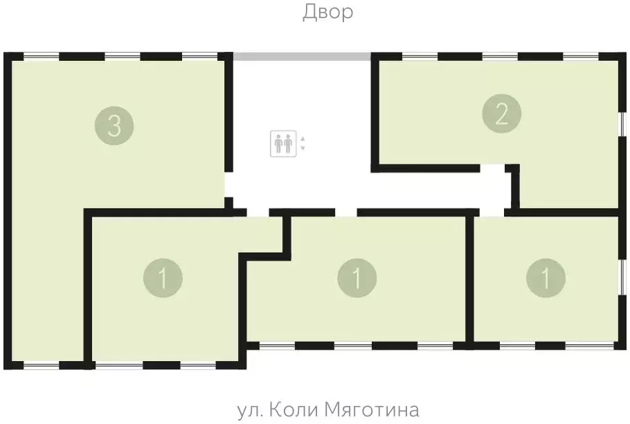 3-комнатная квартира: Курган, улица Коли Мяготина, 181 (165.8 м) - Фото 1