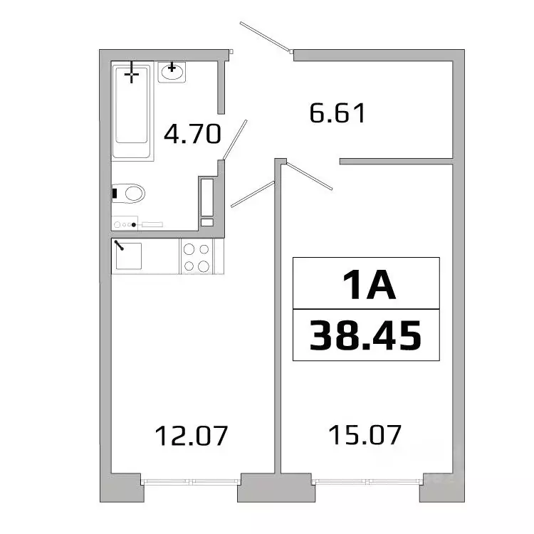 1-к кв. Иркутская область, Иркутск ИВАТУ городок, Авиатор жилой ... - Фото 1