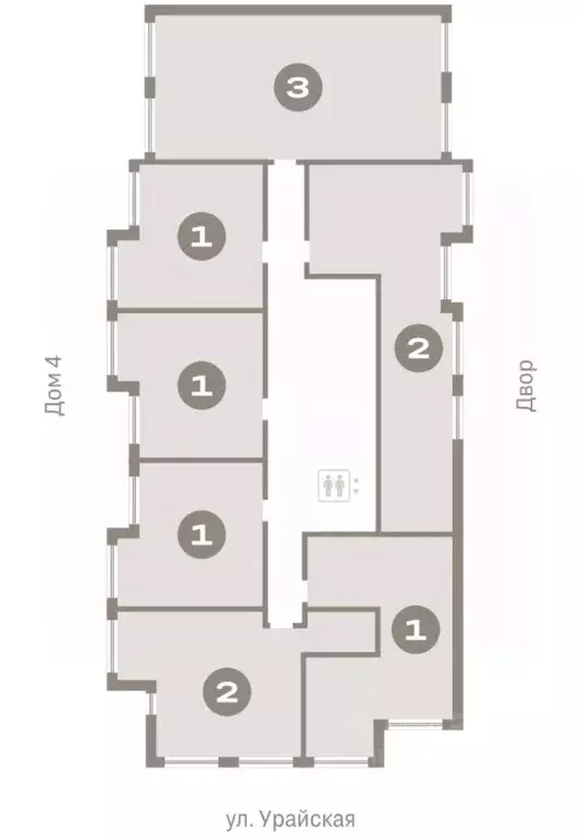1-к кв. Тюменская область, Тюмень ул. Муравленко, 9к3 (42.47 м) - Фото 1