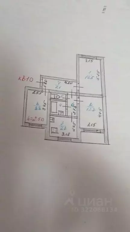 3-к кв. Курская область, Курский район, Нижнемедведицкий сельсовет, ... - Фото 2