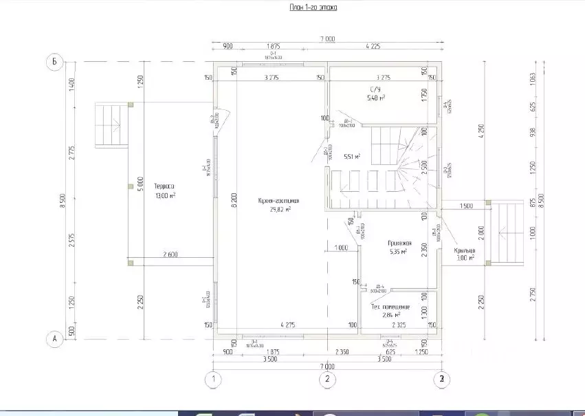 Дом в Калужская область, Ферзиковский район, д. Воронино  (117 м) - Фото 2