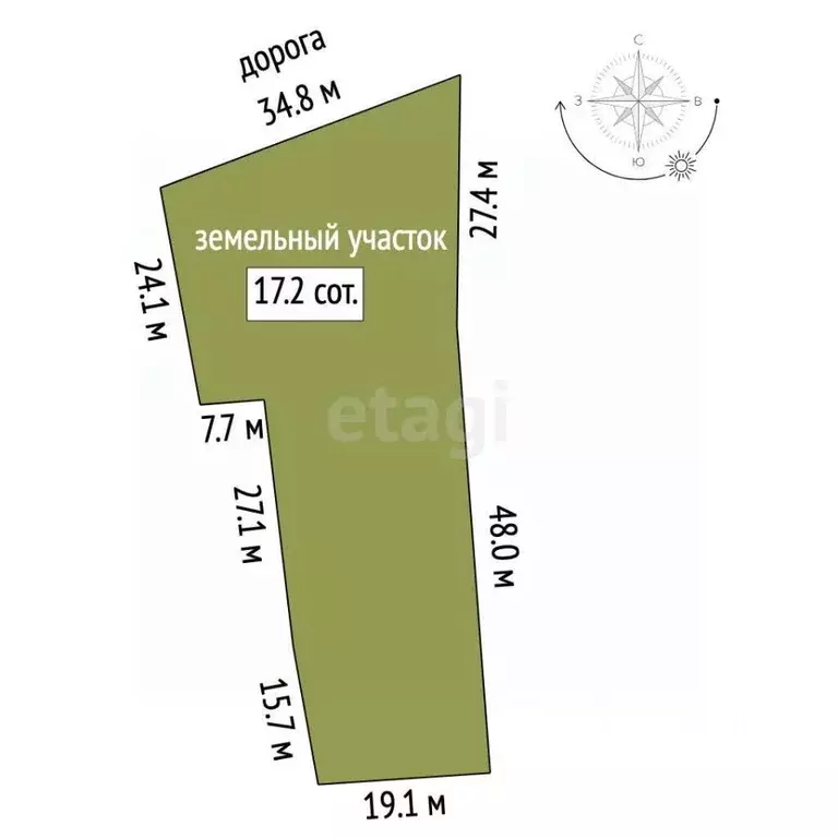 Участок в Калужская область, Тарусский муниципальный округ, Некрасово ... - Фото 2