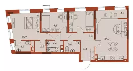 1-к кв. Нижегородская область, Нижний Новгород Ленгородок мкр, Первый ... - Фото 1
