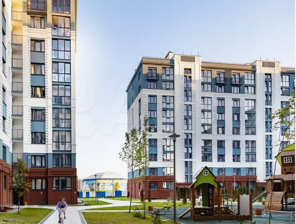 1-к. квартира, 34,8 м, 1/9 эт. - Фото 0