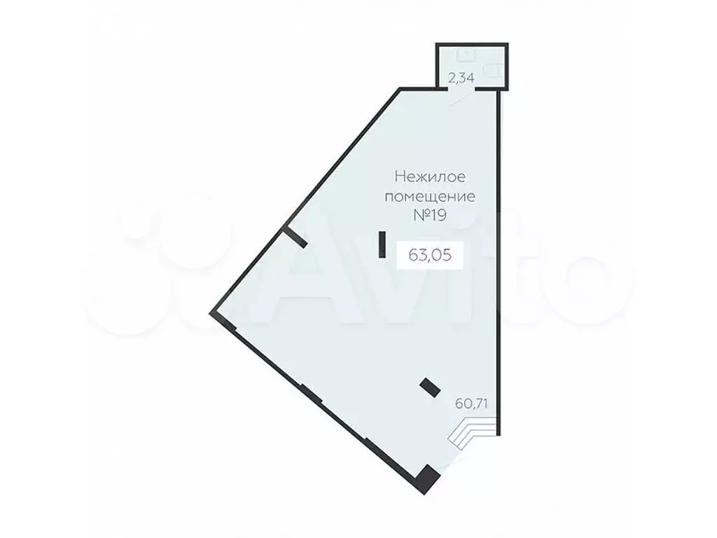 Продам помещение свободного назначения, 63.05 м - Фото 0