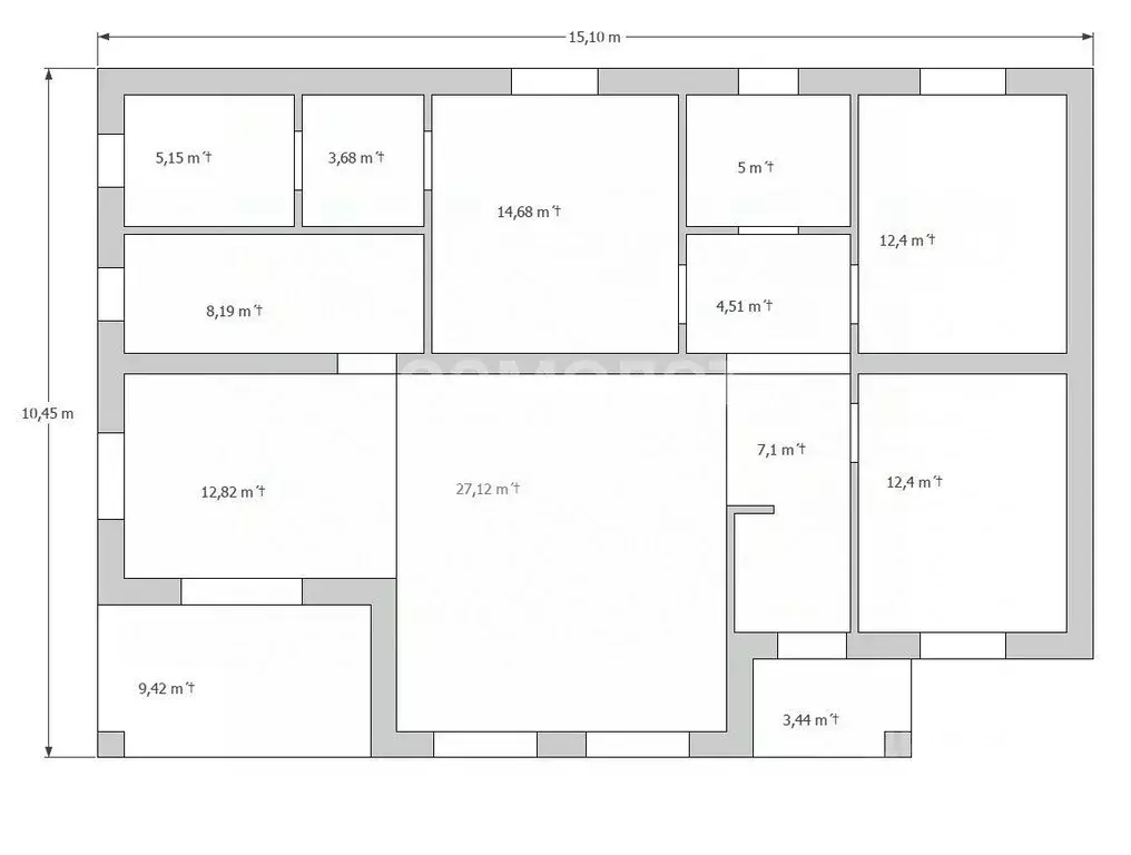 Дом в Алтайский край, Первомайский район, с. Фирсово ул. Лимонная, 8 ... - Фото 2