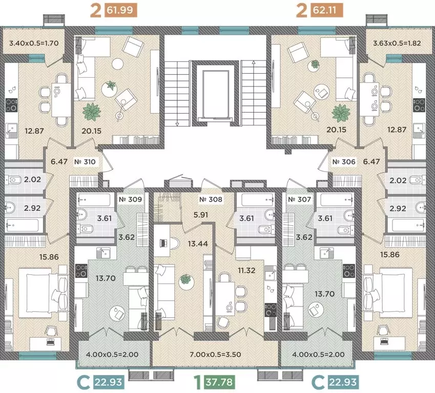 Квартира-студия: Темрюк, Дальняя улица, 30 (22.93 м) - Фото 0